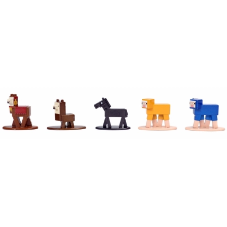 MINECRAFT Zestaw 20 Metalowych Figurek Seria 5